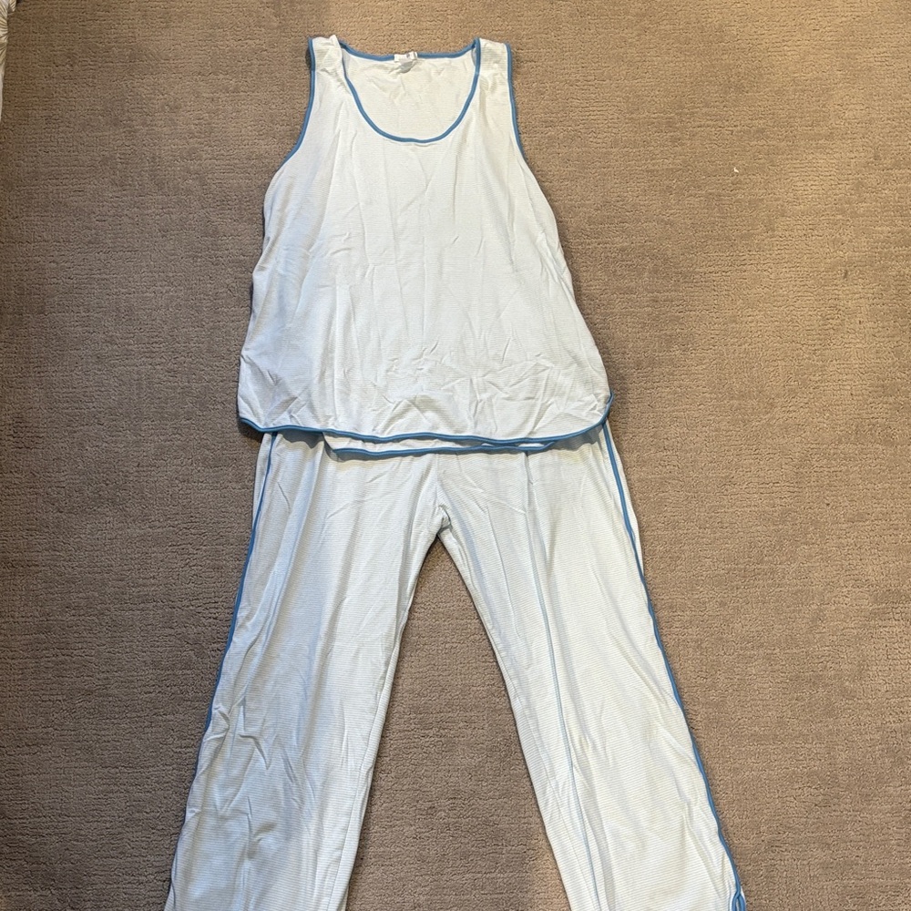 Lake Pajamas Pima Tank-Long Set